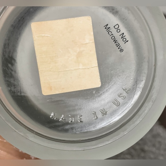 Vintage Disney Tickerbell Frosted Glass Mug Happiest Place on Earth NOS Made USA - Picture 6 of 6